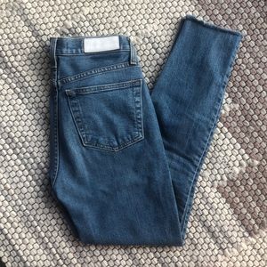 Re/Done Originals High Rise Ankle Crop
